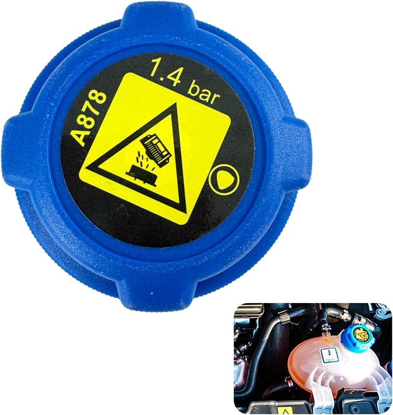 CEYHTLY 68097622AA Coolant Reservoir Cap, Radiator Cap Compatible with 2014-2021 Fiat 500L | Ram ProMaster 1500, ProMaster 2500, ProMaster 3500, ProMaster City, ProMaster Rapid Replaces# 46799364 - Image 1